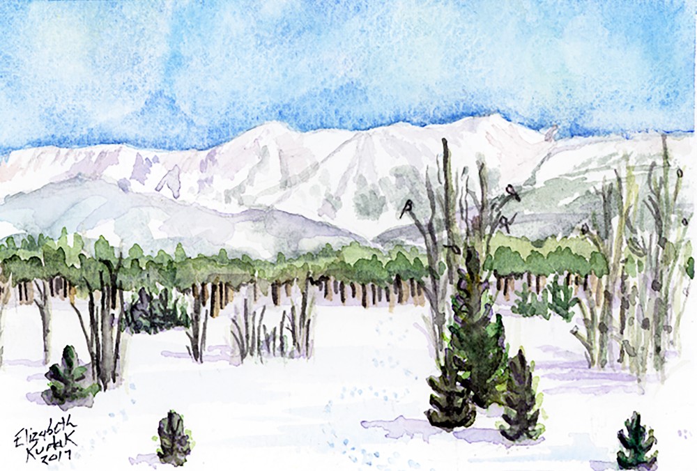 Devil's Thumb Tabernash Colorado winter snow Continental Divide Fraser Landscape art